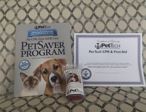 Pet first aid Book, Certificate and muzzle